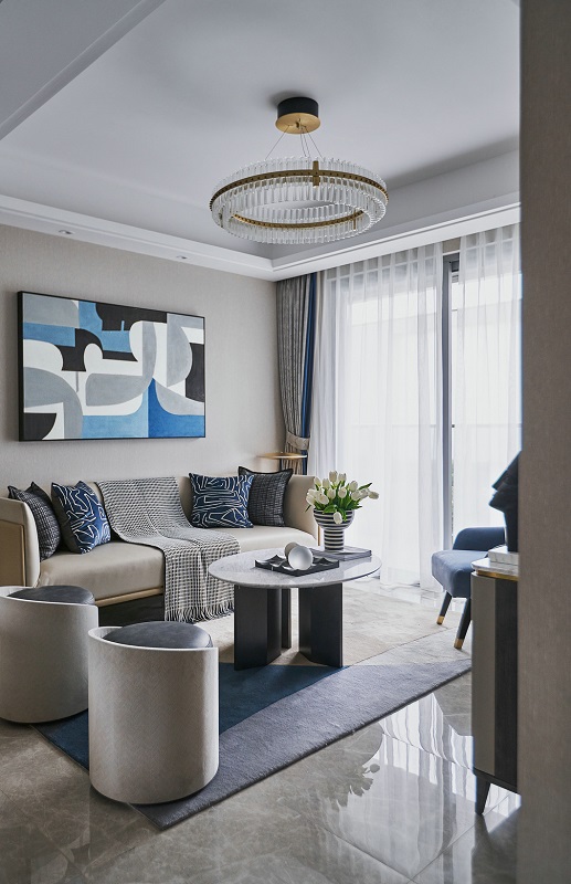 現代輕奢客廳裝修效果圖