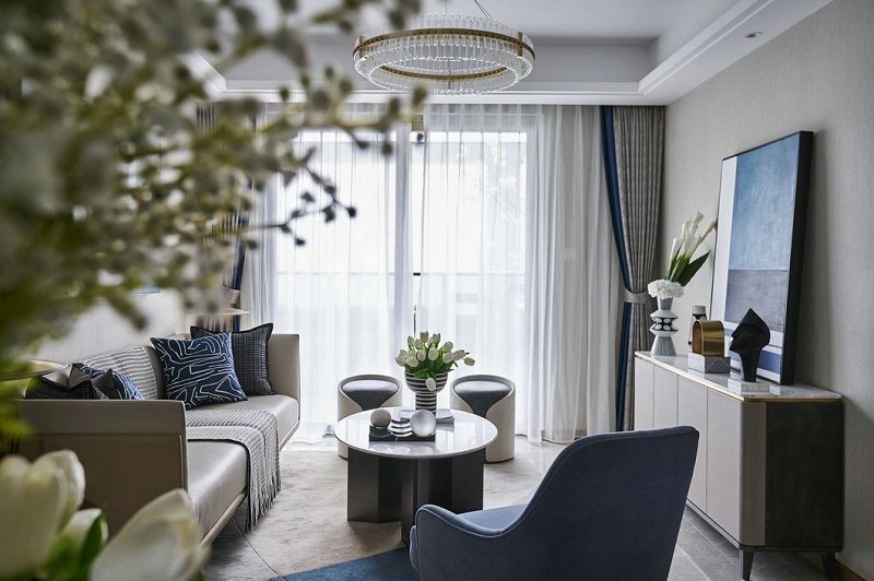 現代輕奢客廳裝修效果圖