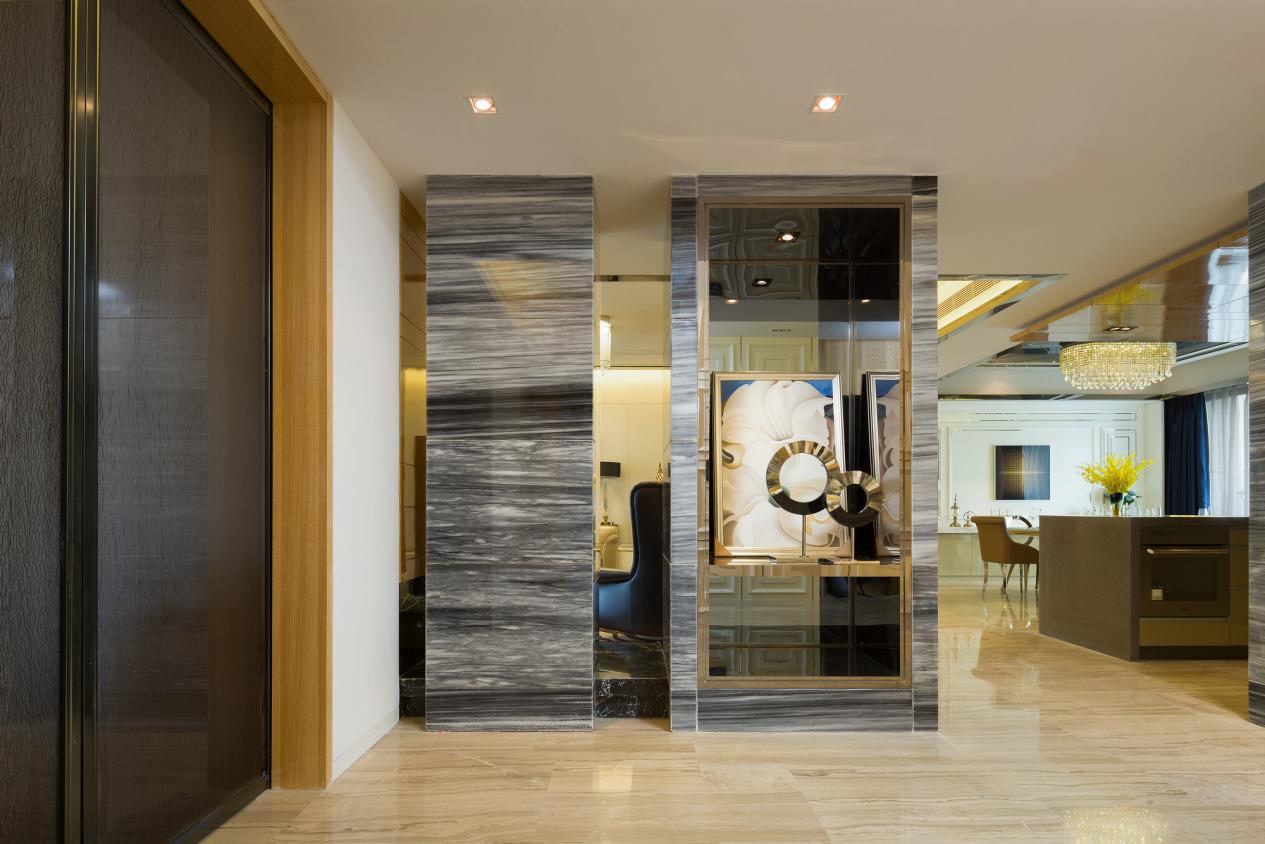 現(xiàn)代輕奢玄關(guān)裝修效果圖