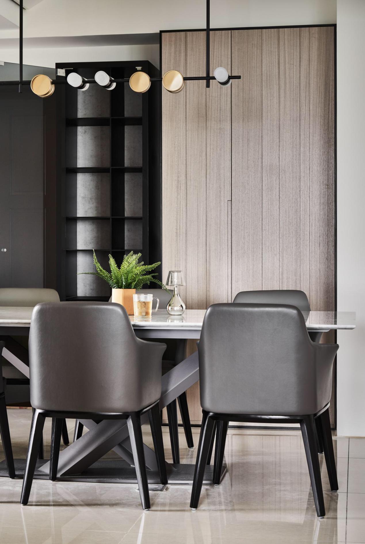 現(xiàn)代簡約餐廳裝修效果圖