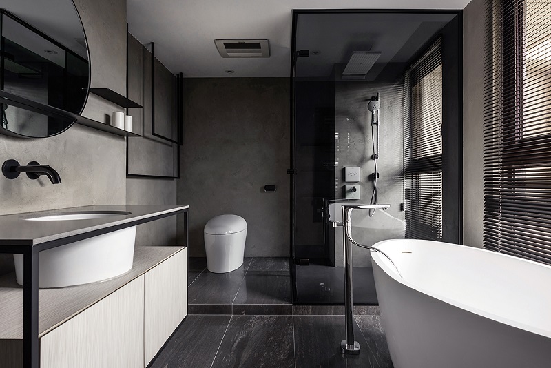 工業(yè)風(fēng)衛(wèi)生間裝修效果圖