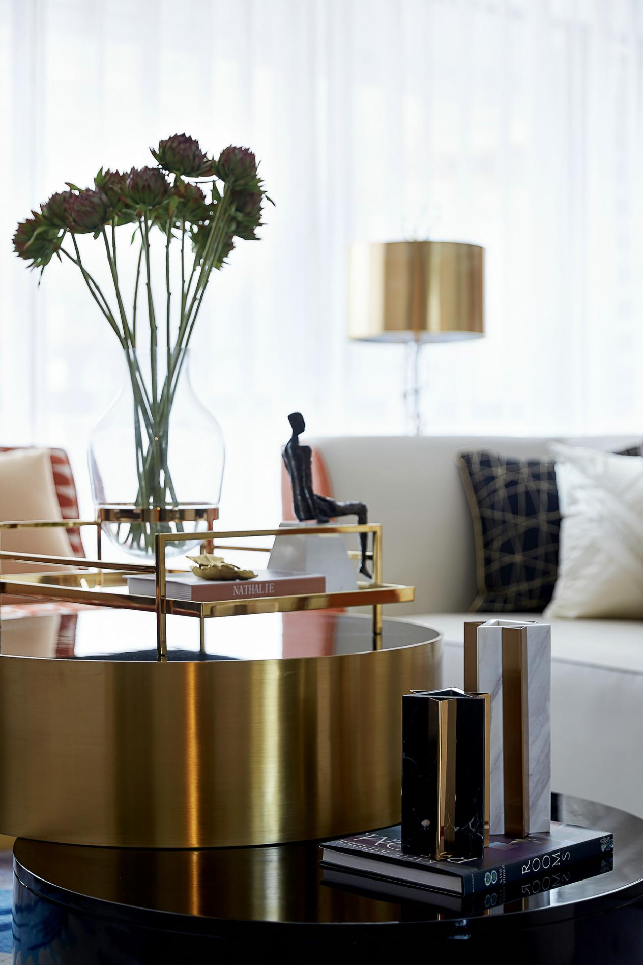 輕奢風(fēng)格客廳裝修效果圖