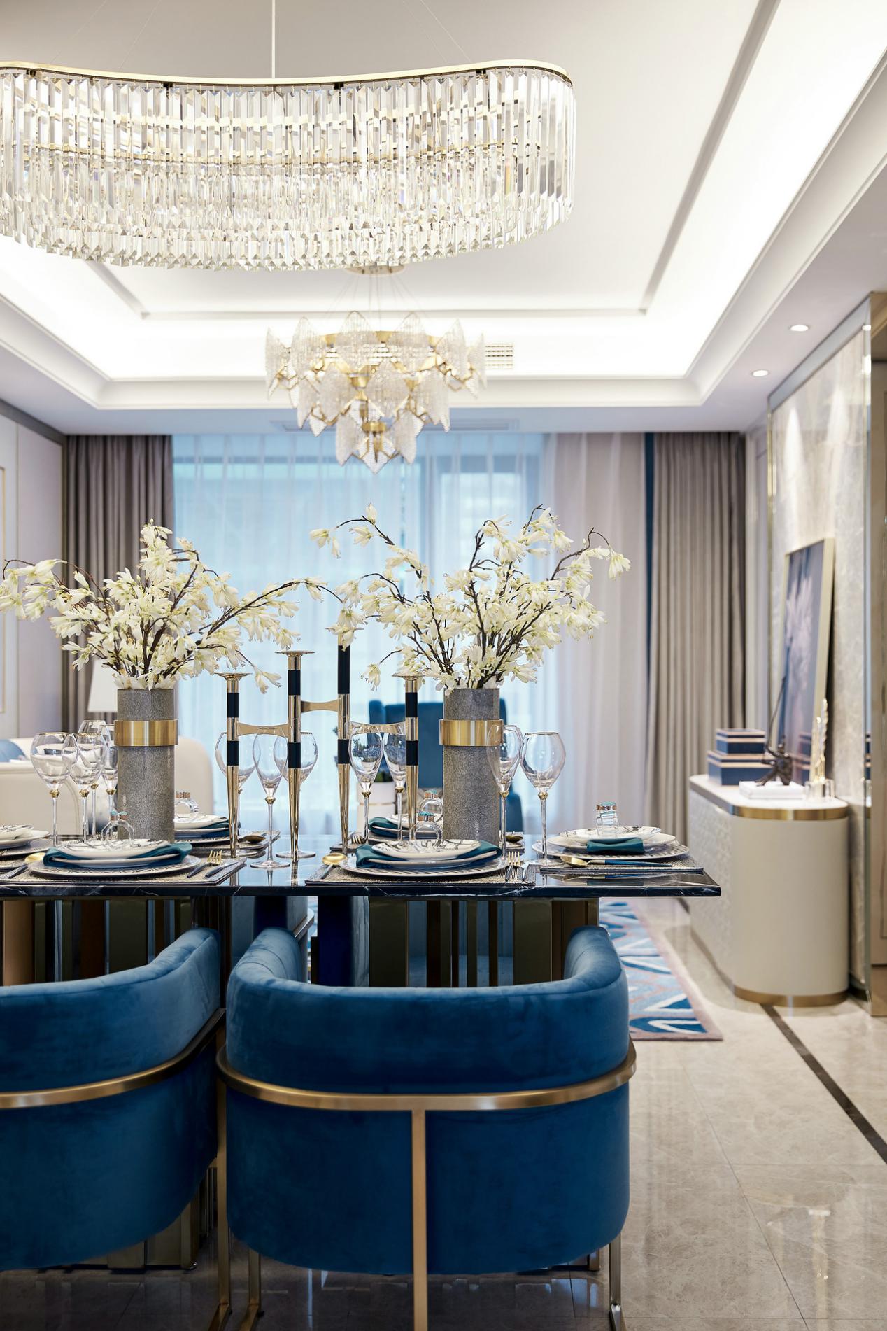 輕奢風(fēng)格餐廳裝修效果圖