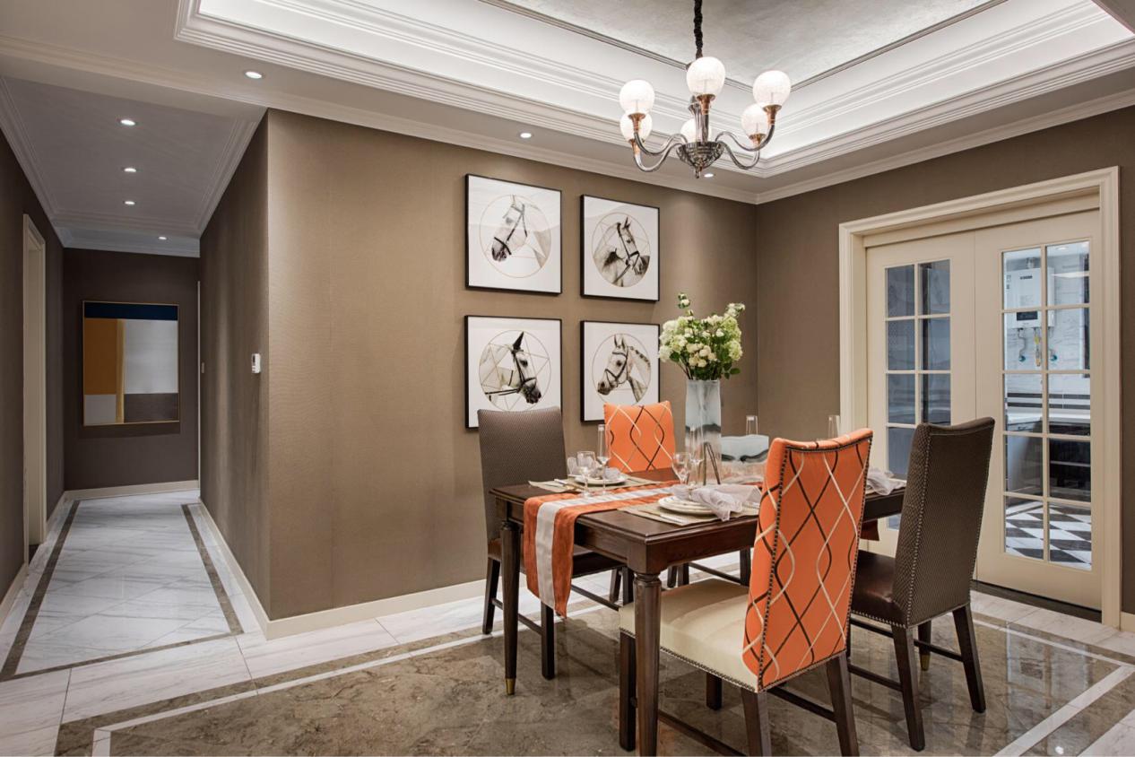 美式風(fēng)格客廳裝修案例效果圖