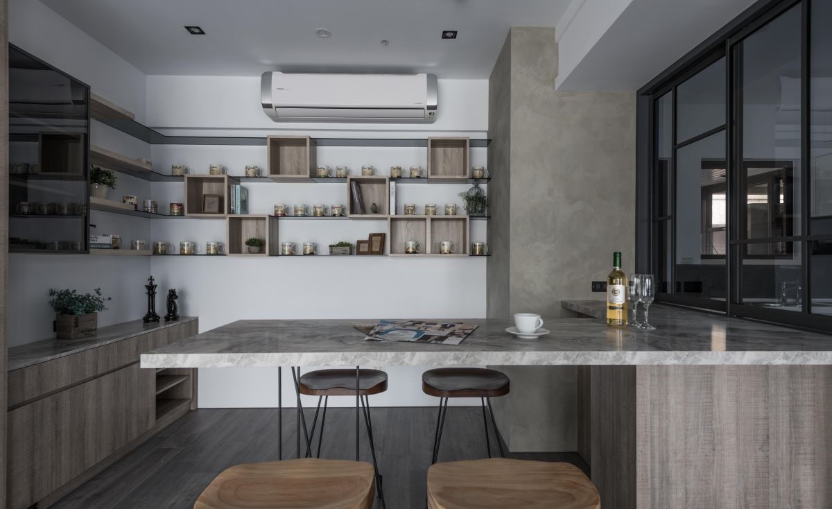 現(xiàn)代簡(jiǎn)約廚房裝修效果圖