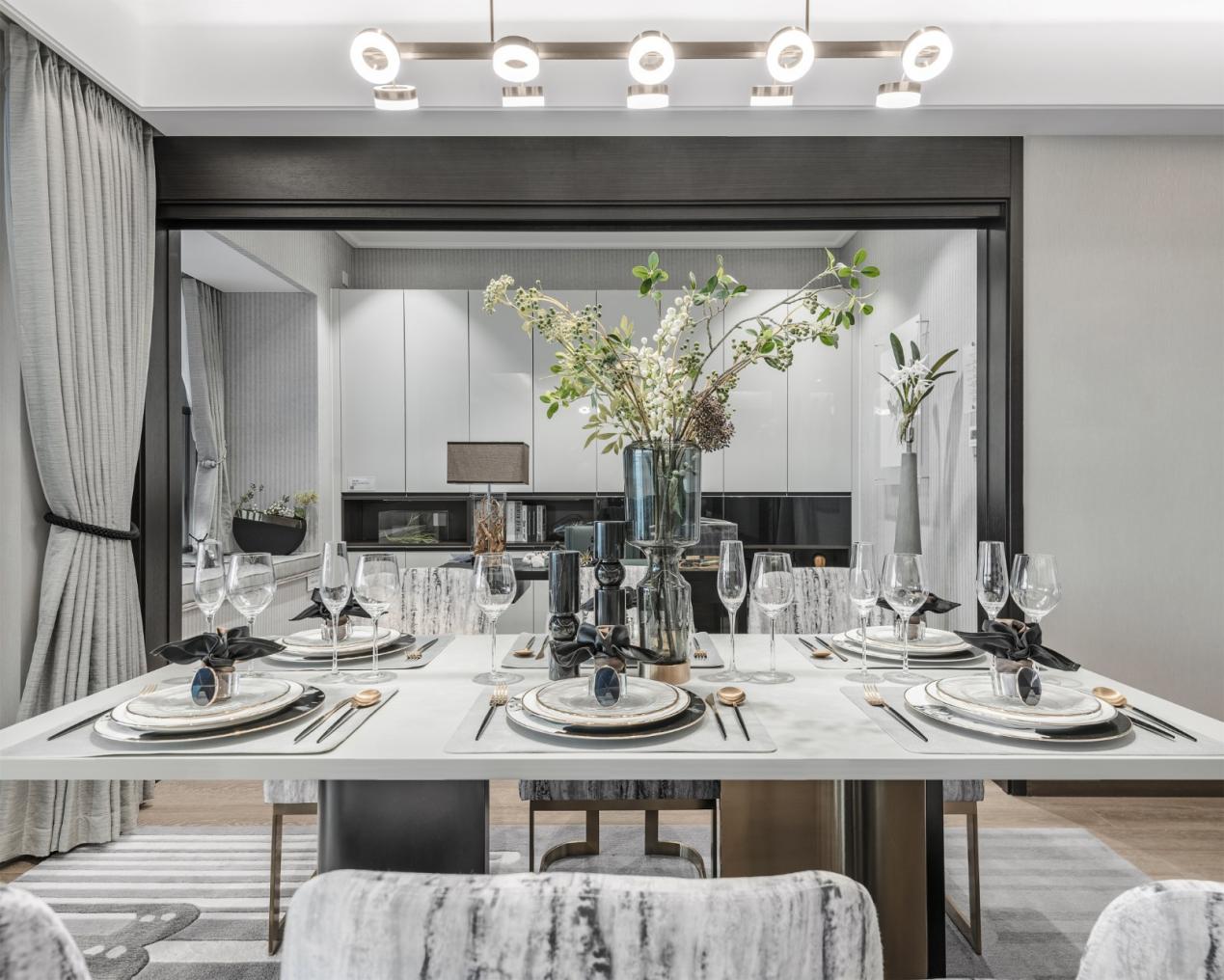 大平層輕奢風(fēng)格裝修效果圖