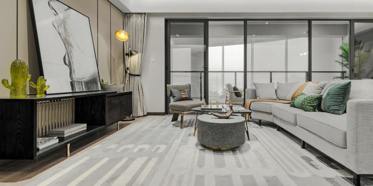 大平層輕奢風(fēng)格裝修效果圖